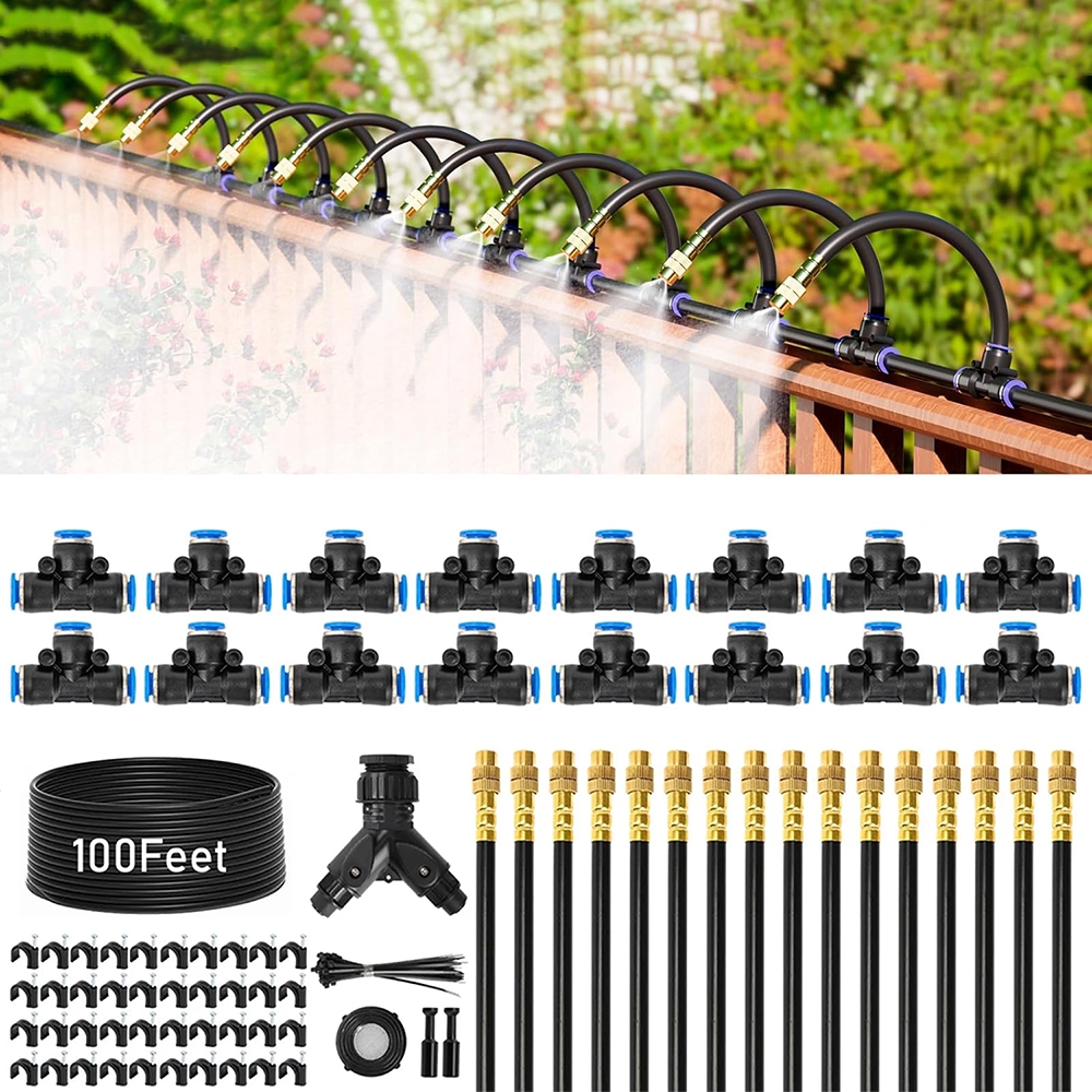 Yoocaa Smart Garden - 117Pcs Garden Irrigation Set, 360° Adjustable