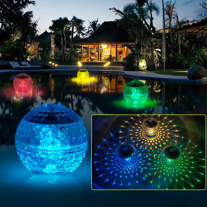 Smart Garden Diy - Solar Powered Water Float Light Pond