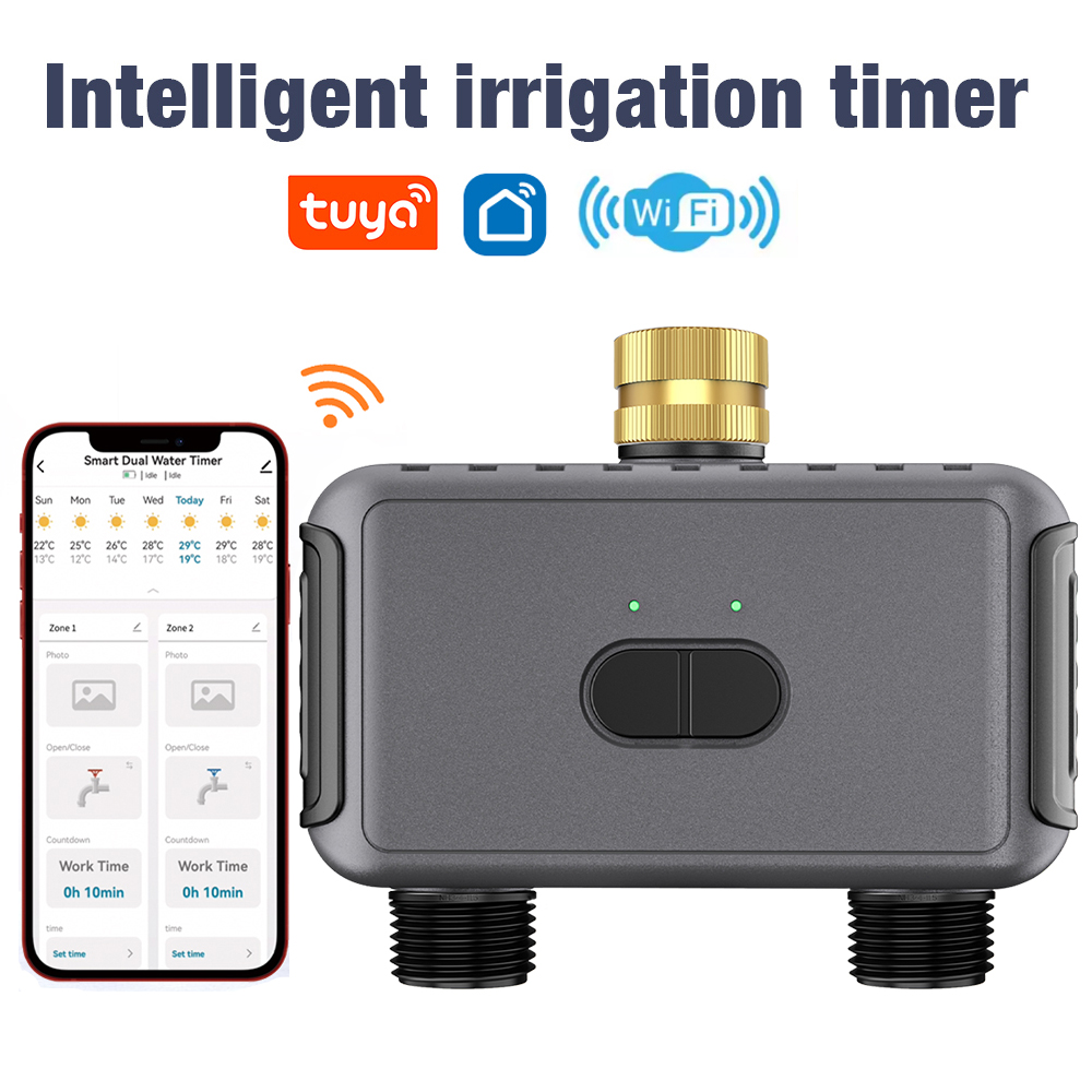Yoocaa Smart Garden - Wifi Automatic Water Timer Dual Hose