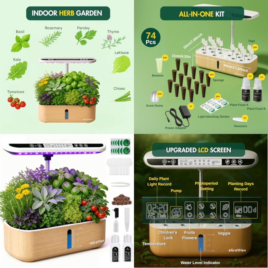 Smart Garden Indoor - Hydroponics Growing System Kit, Indoor Herb
