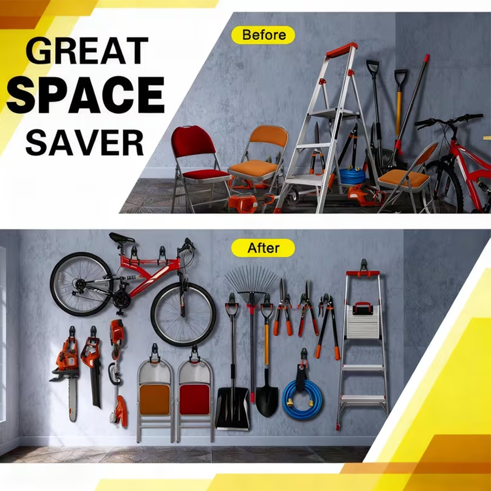 Heavy Duty Wall Mount Metal Ho - Smart Garden Storage reseña y precio