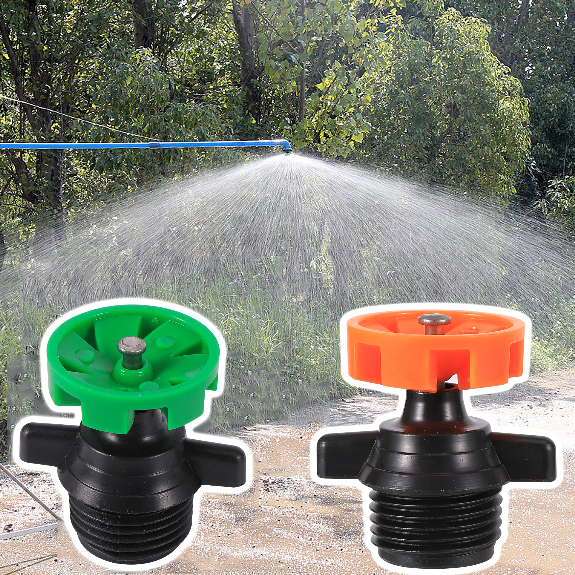 10Pcs Garden Sprinkler 360° Ro - Smart Urban Garden reseña y precio