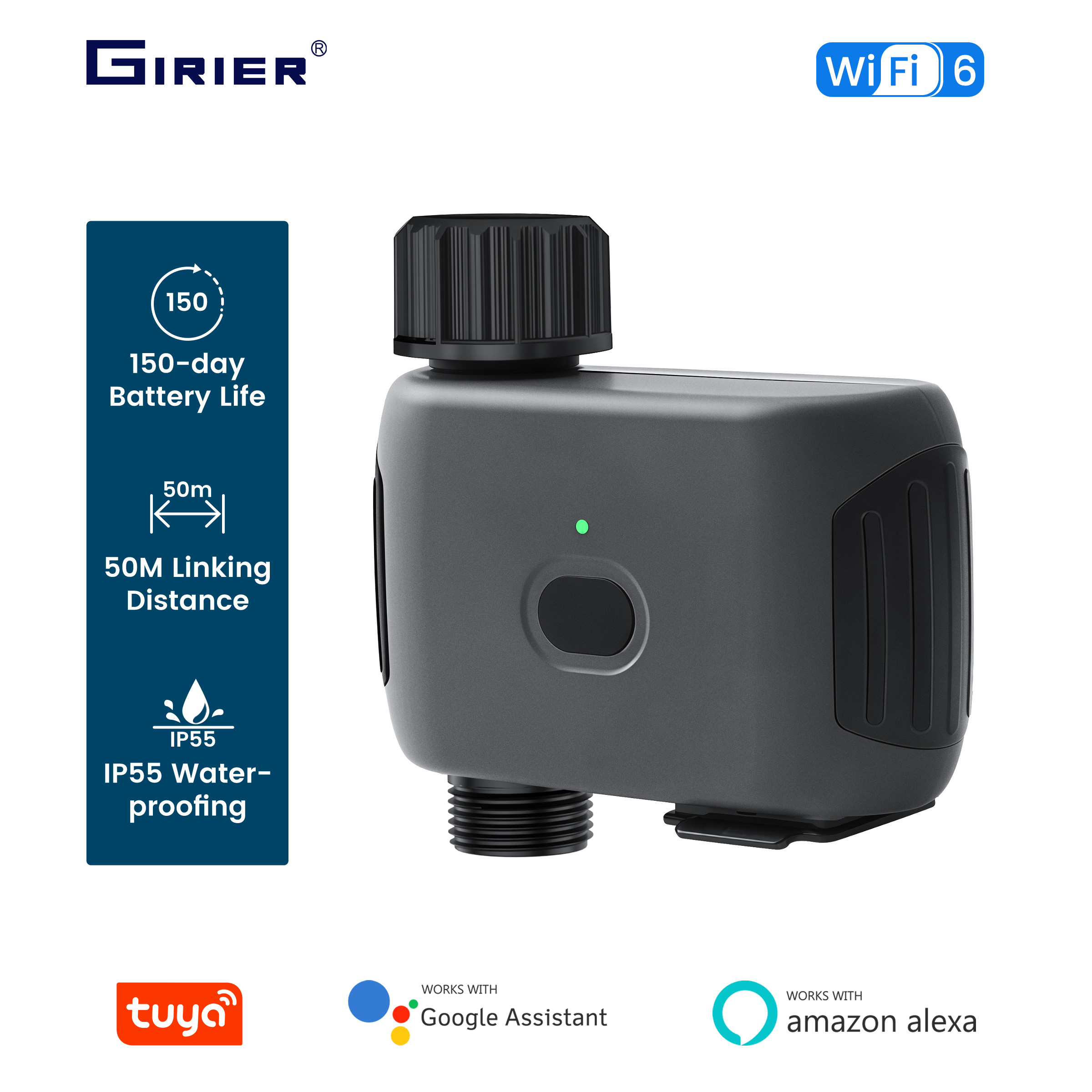 GIRIER Tuya Smart Water Timer  - Smart Garden Hose reseña y precio