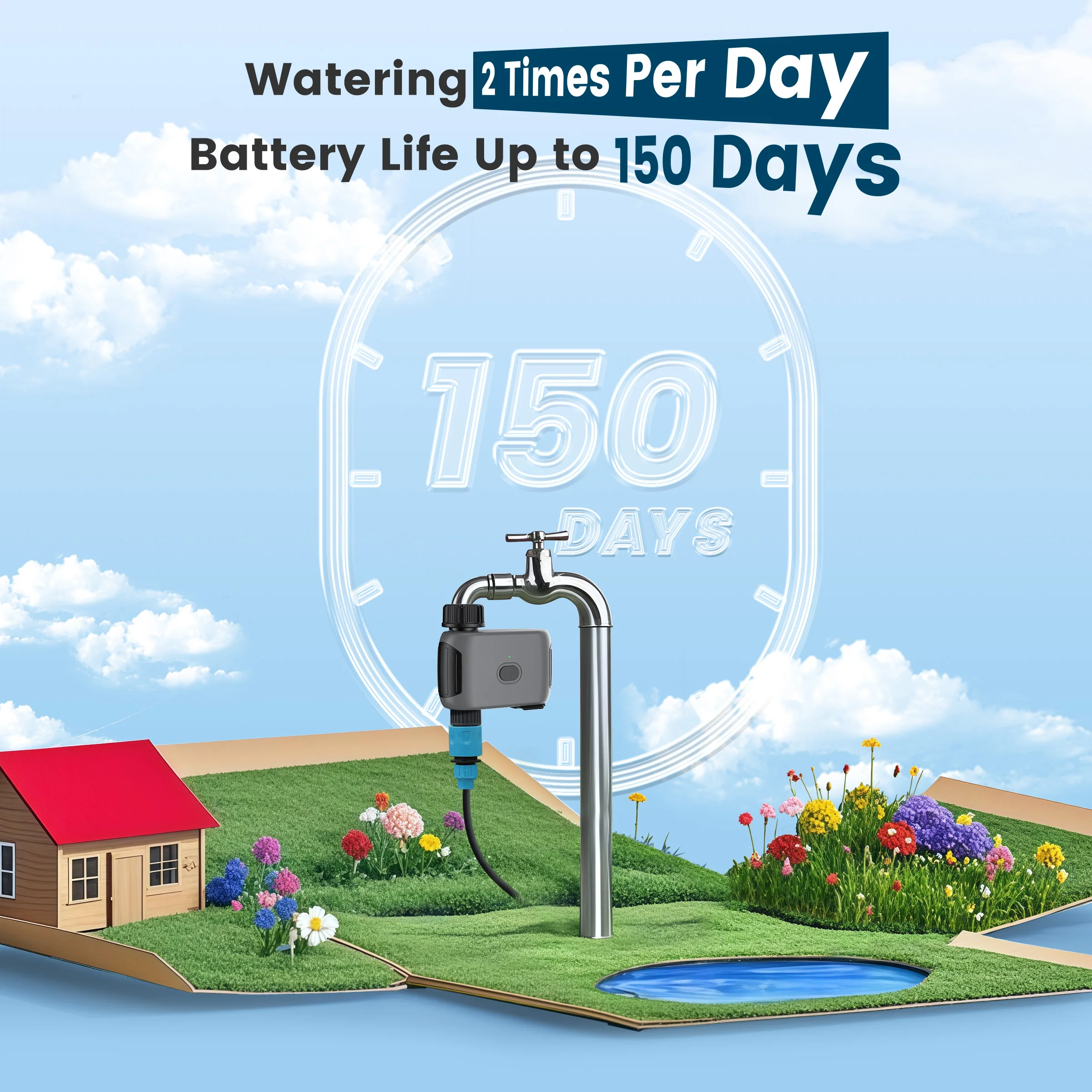 GIRIER Tuya Smart Water Timer  - Smart Garden Hose reseña y precio