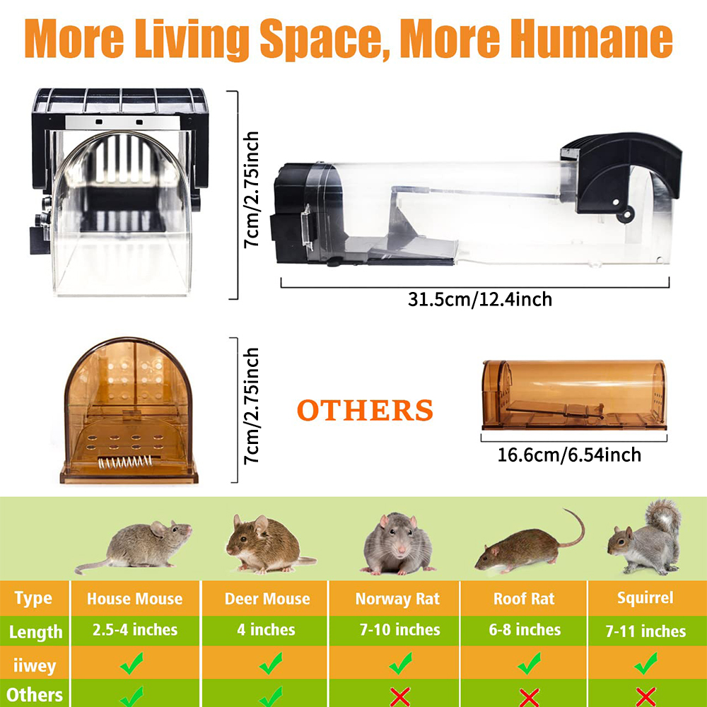 Safe Firm Humane Reusable Plas - Smart Garden Indoor reseña y precio