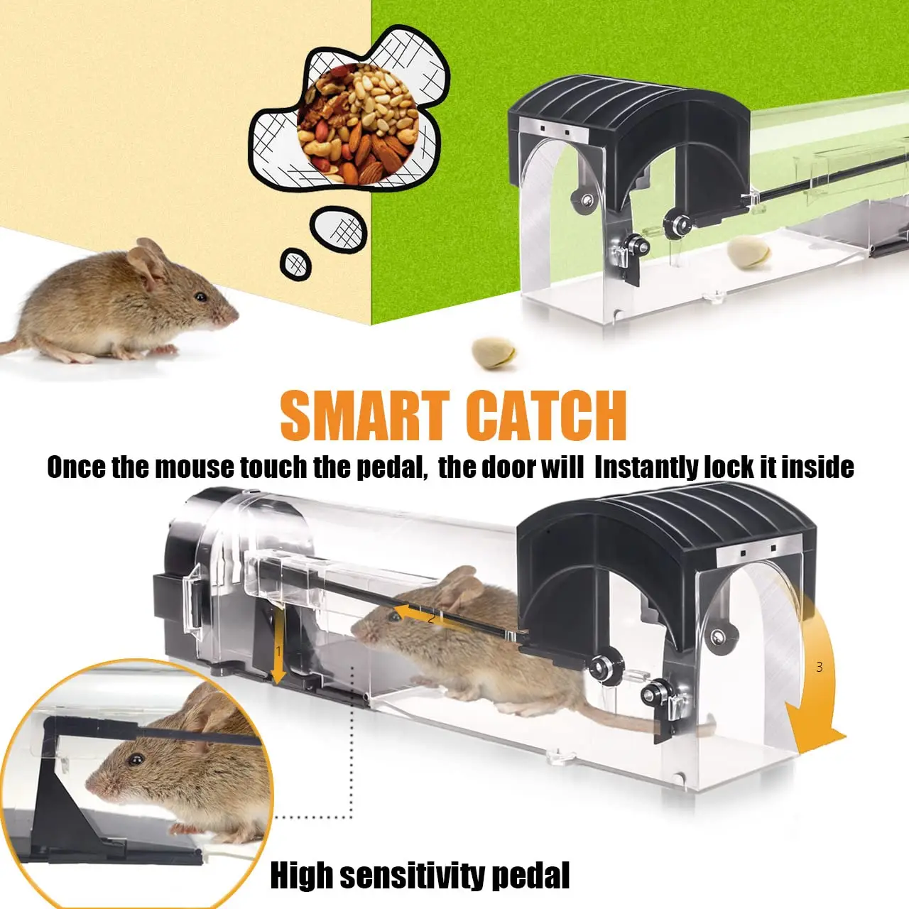 Safe Firm Humane Reusable Plas - Smart Garden Indoor reseña y precio