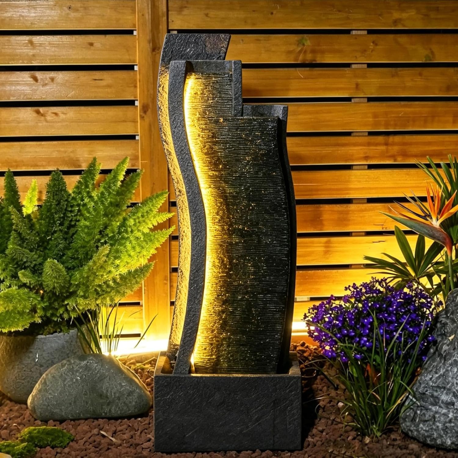 43H Modern Outdoor Water Fount - Smart Garden Indoor reseña y precio