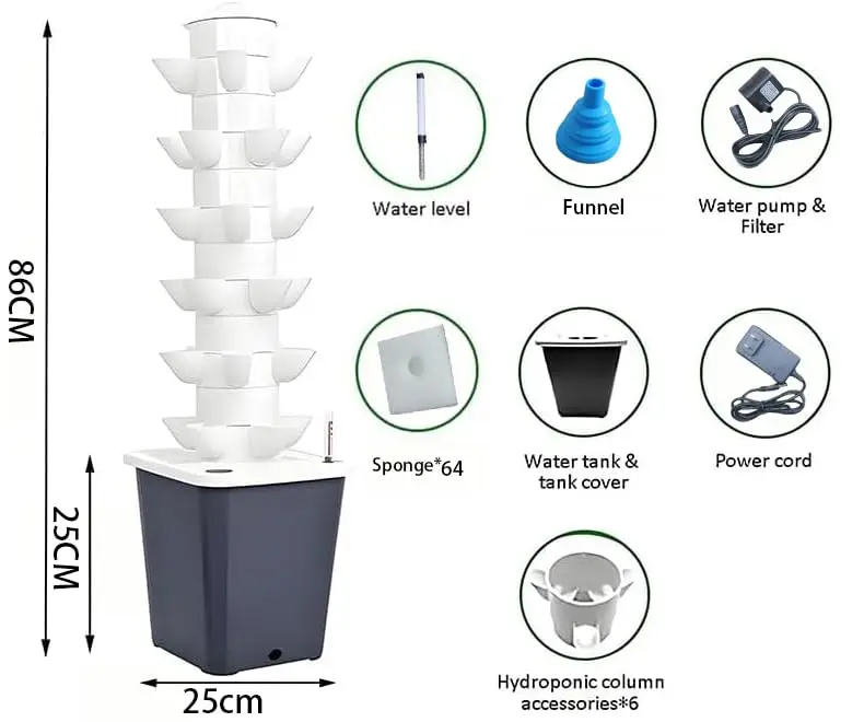 Vertical Hydroponic Garden Sys - Smart Garden Indoor reseña y precio