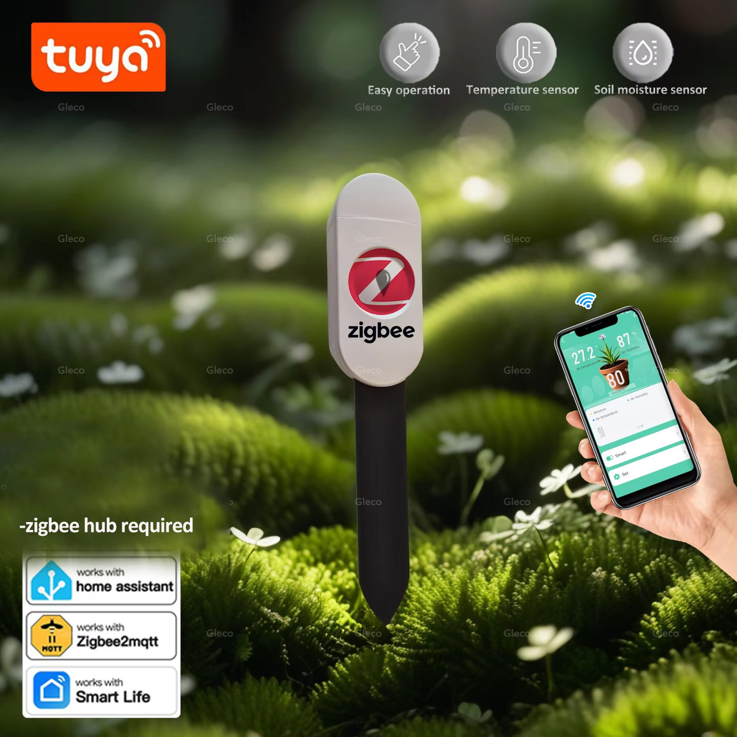 Tuya Smart Life Zigbee Soil Mo - Smart Urban Garden reseña y precio