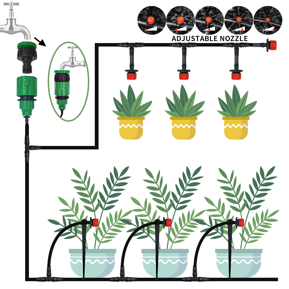 Micro Drip Irrigation System P - Yoocaa Smart Garden reseña y precio