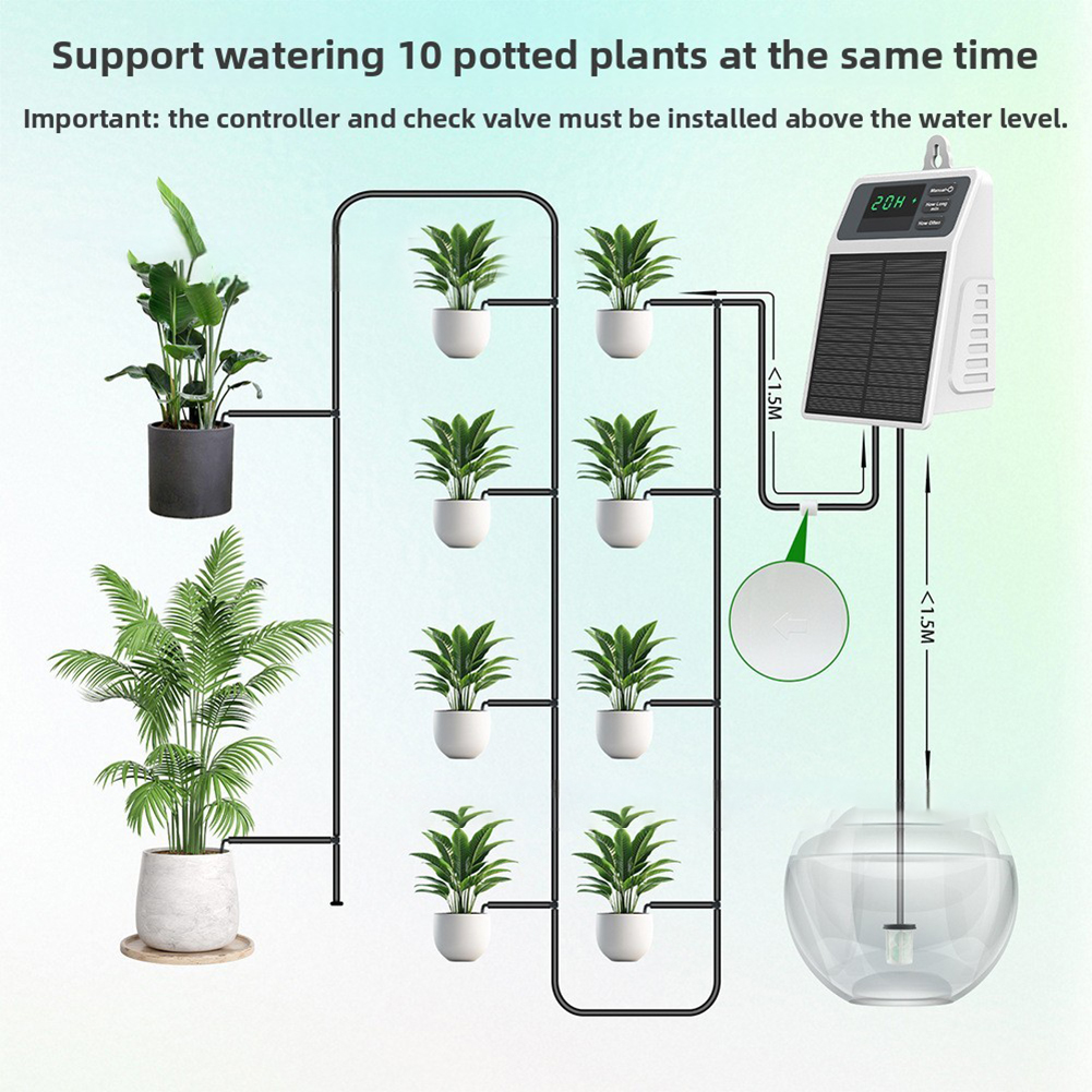 Smart Solar Powered Auto Water - Smart Garden Indoor reseña y precio