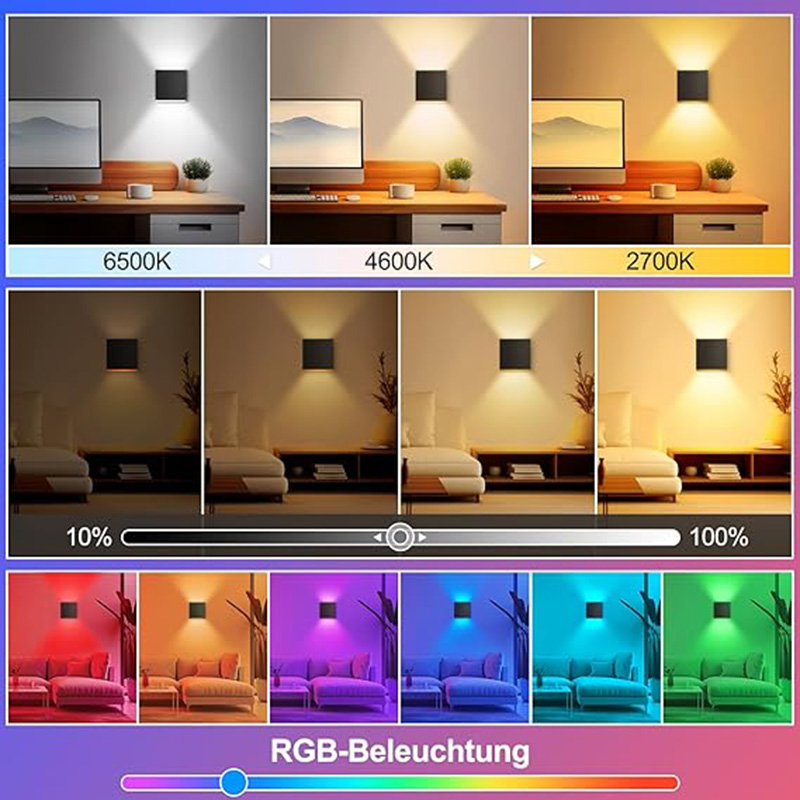 12W LED Outdoor Wall Light RGB - Smart Garden Arduino reseña y precio