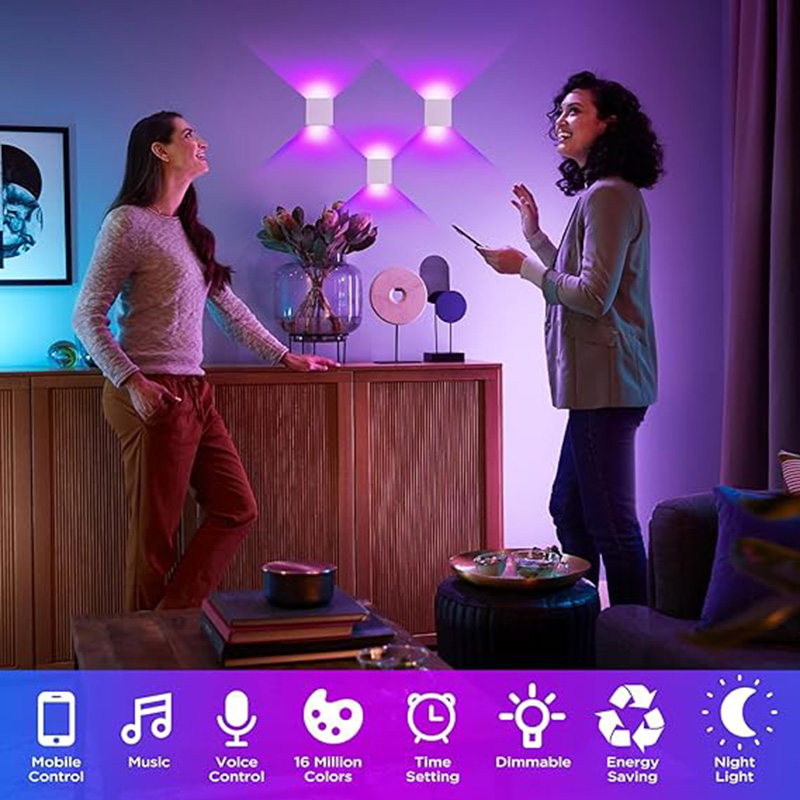 12W LED Outdoor Wall Light RGB - Smart Garden Arduino reseña y precio
