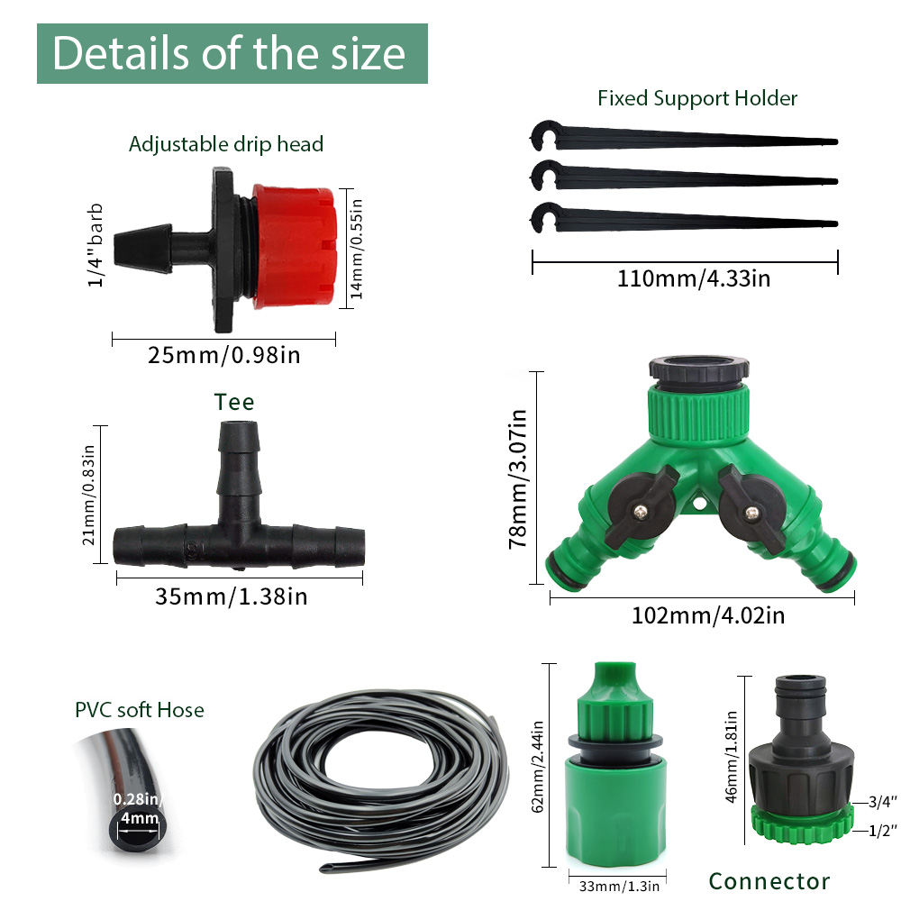 Greenhouse 15M-30M DIY Drip Ir - Smart Urban Garden reseña y precio
