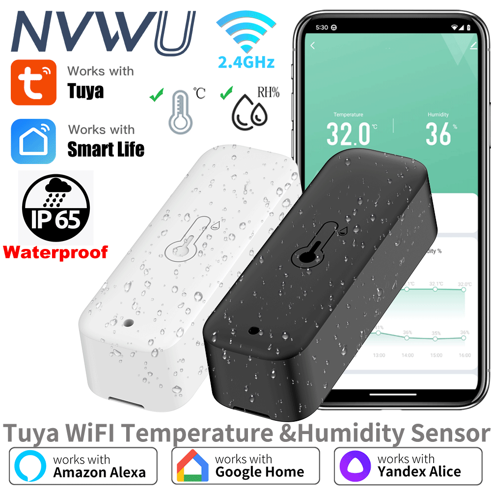 Tuya WiFi Temperature Humidity - Smart Garden Arduino reseña y precio