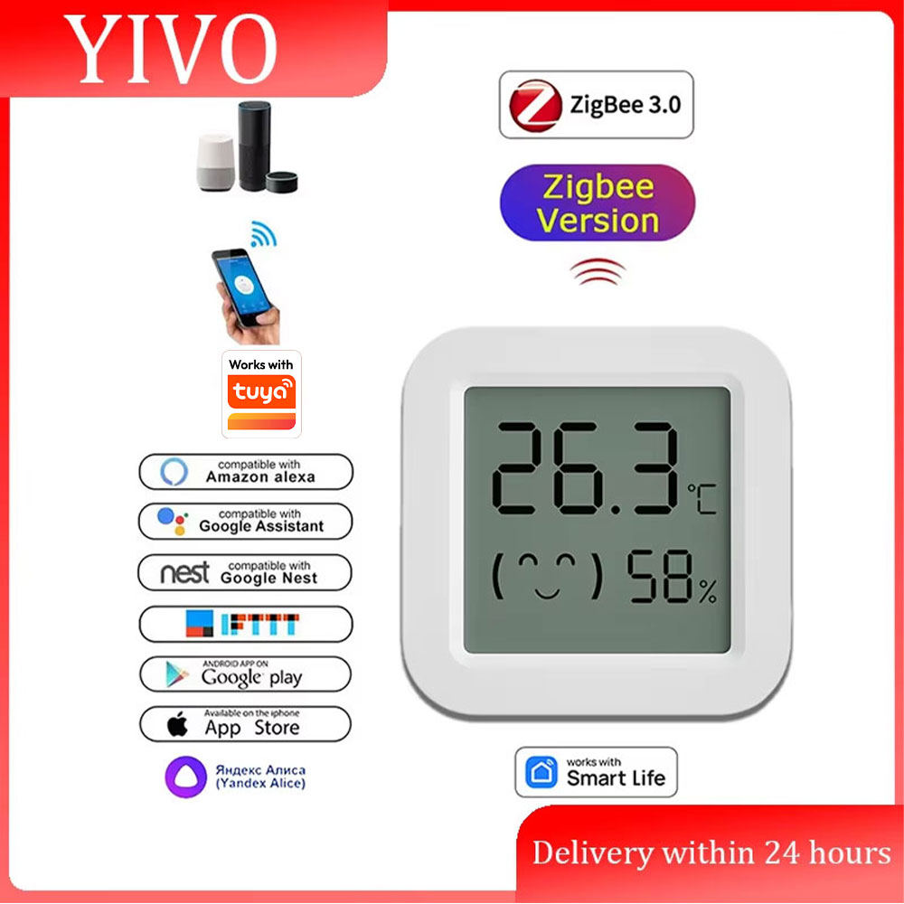 Zigbee 3.0 Temperature Humidit - Smart Garden Indoor reseña y precio