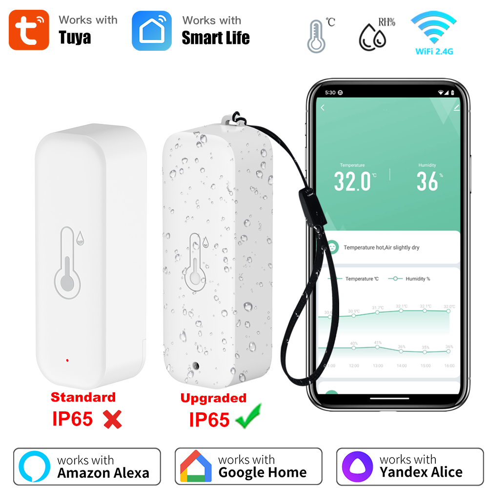 Tuya WiFi IP65 Temperature Hum - Smart Garden Arduino reseña y precio