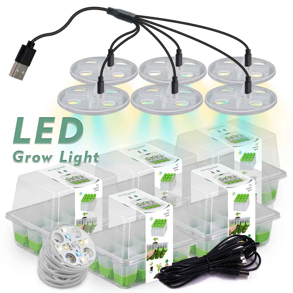 LED Grow Light Seedling Starte - Smart Garden Storage reseña y precio
