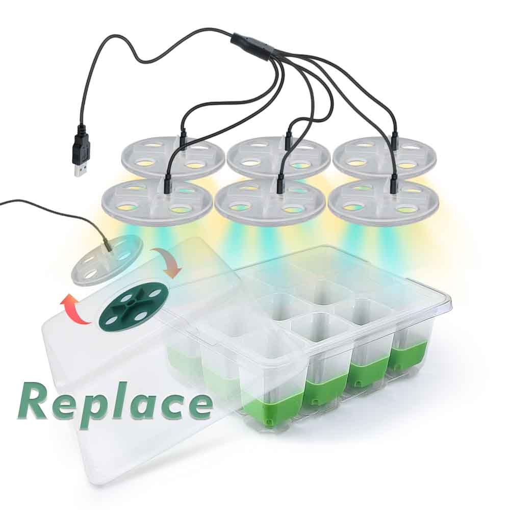 LED Grow Light Seedling Starte - Smart Garden Storage reseña y precio
