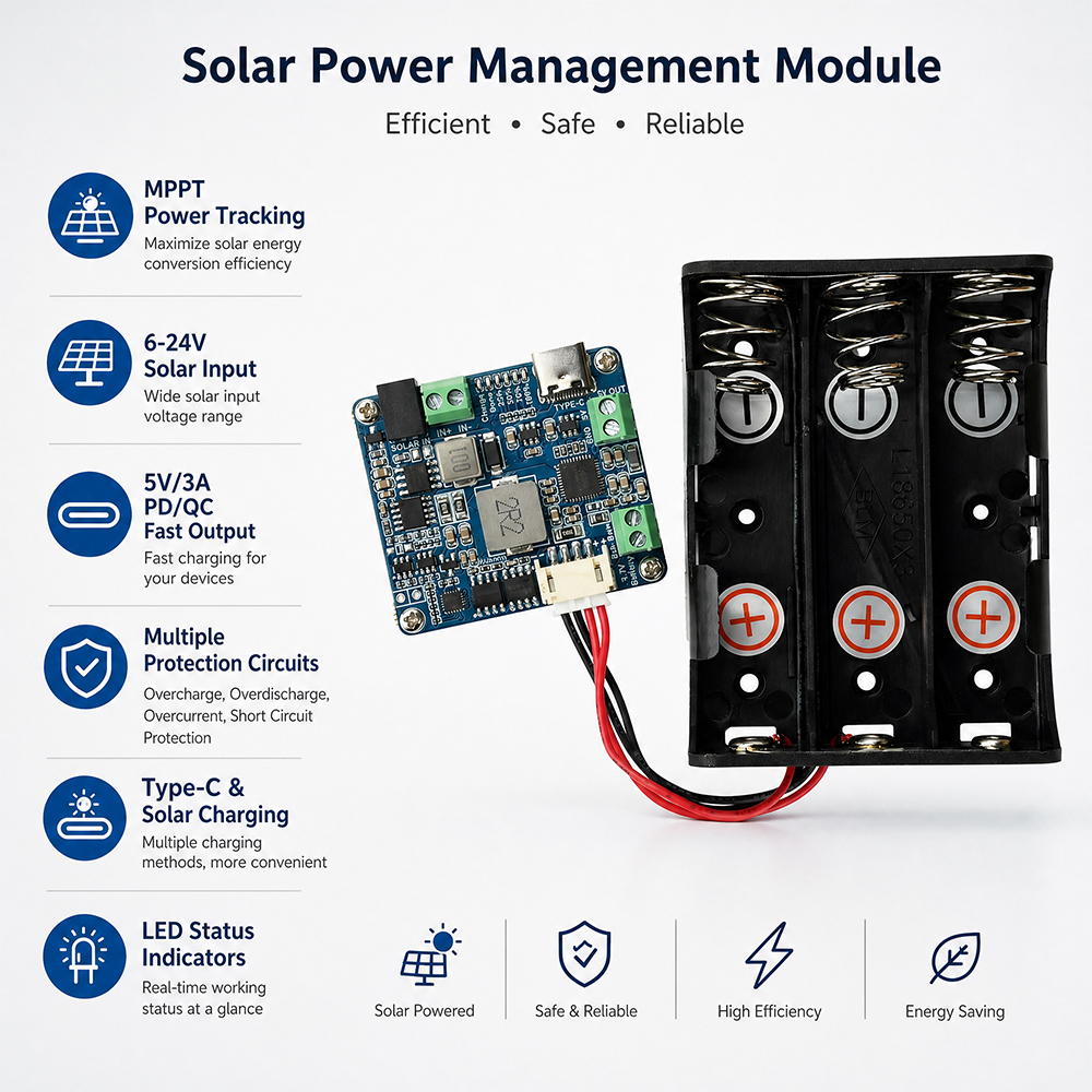 Solar Power Manager Module D F - Smart Garden Arduino reseña y precio