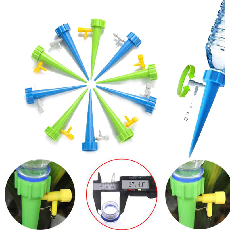 6/12pcs Adjustable Drip Irriga - Smart Urban Garden reseña y precio