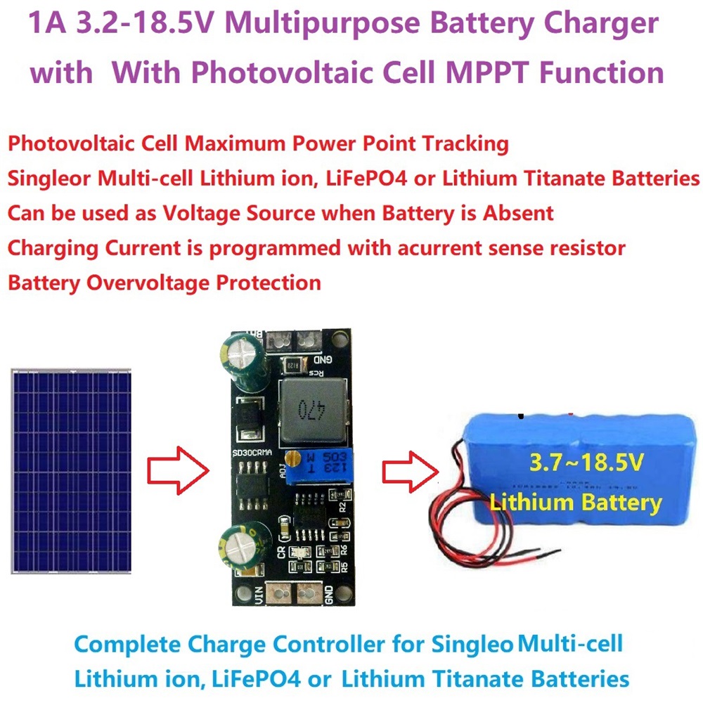 MPPT 1A LiPo Solar Charge Cont - Smart Garden Arduino reseña y precio