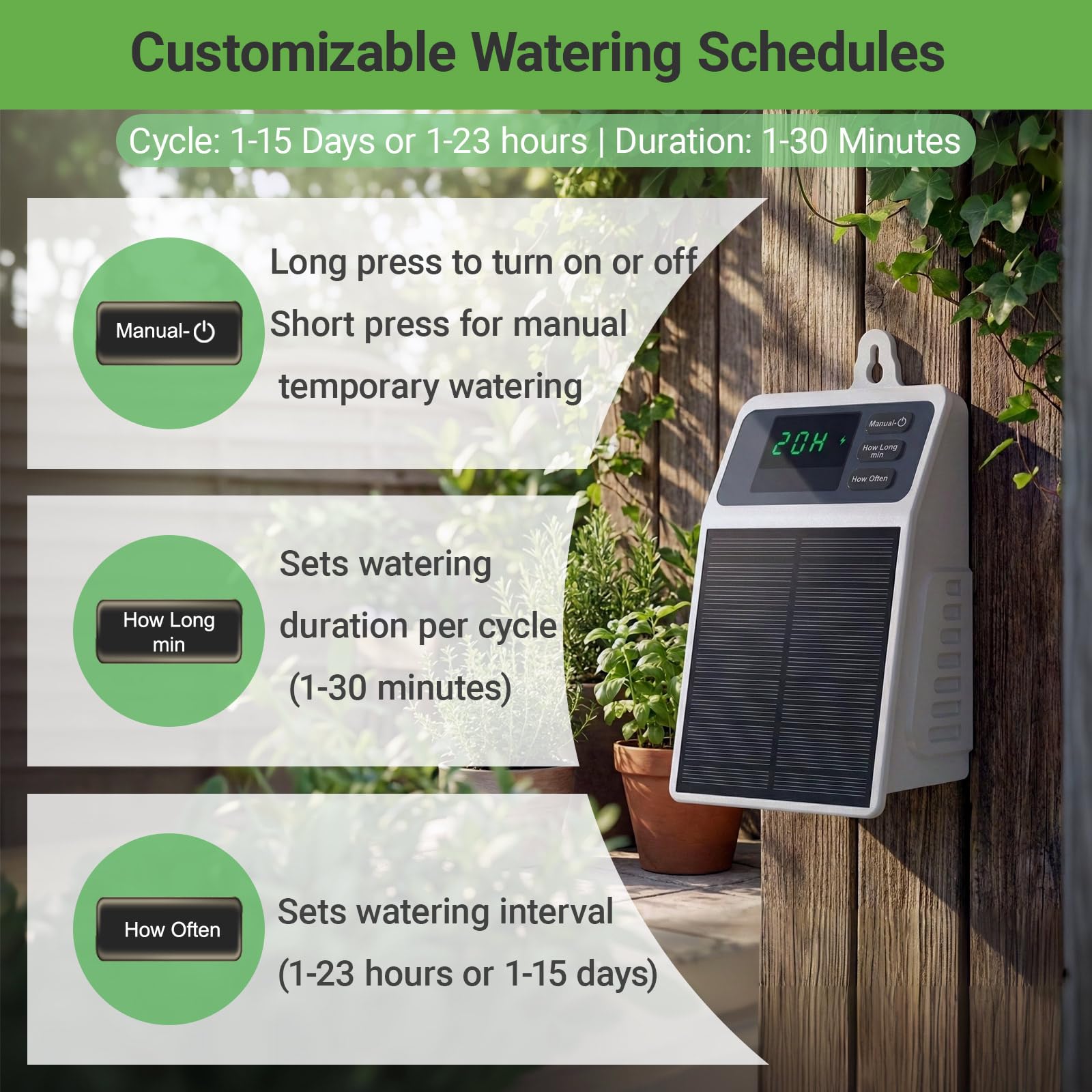 Upgraded Solar Drip Irrigation - Smart Urban Garden reseña y precio