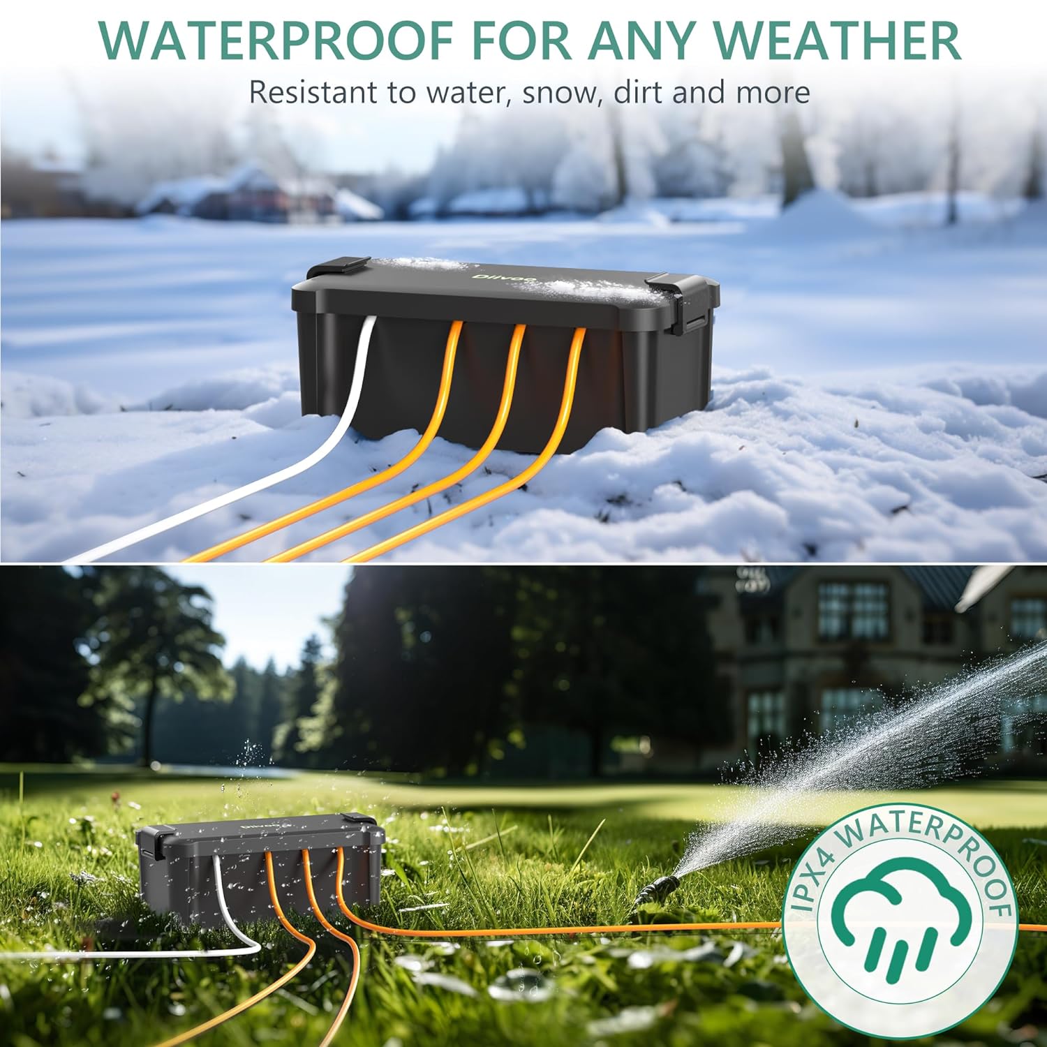 Diivoo Outdoor Waterproof Elec - Smart Garden Storage reseña y precio