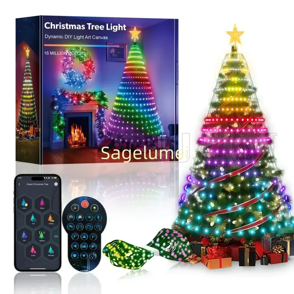 RGBIC 400LEDs Christmas Lights - Smart Garden Lights Uk reseña y precio