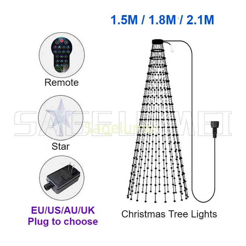 RGBIC 400LEDs Christmas Lights - Smart Garden Lights Uk reseña y precio