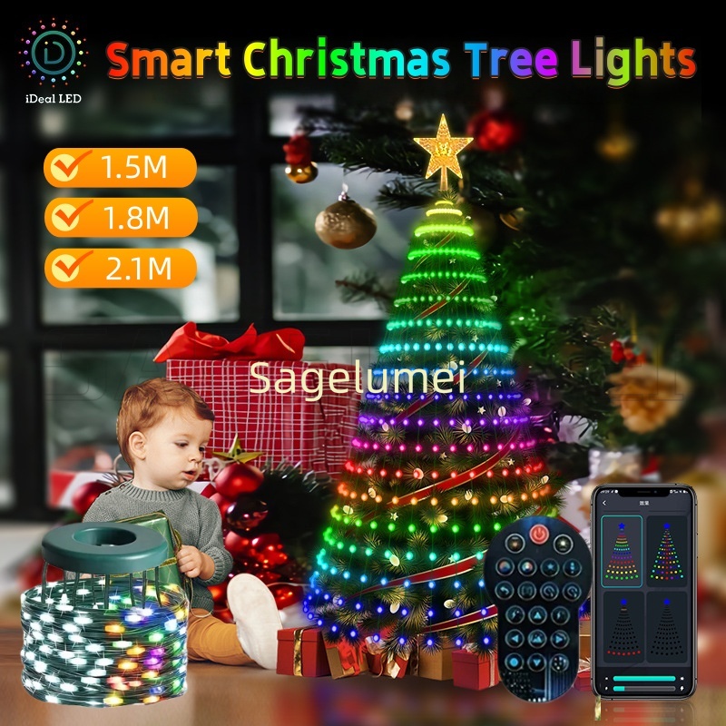 RGBIC 400LEDs Christmas Lights - Smart Garden Lights Uk reseña y precio