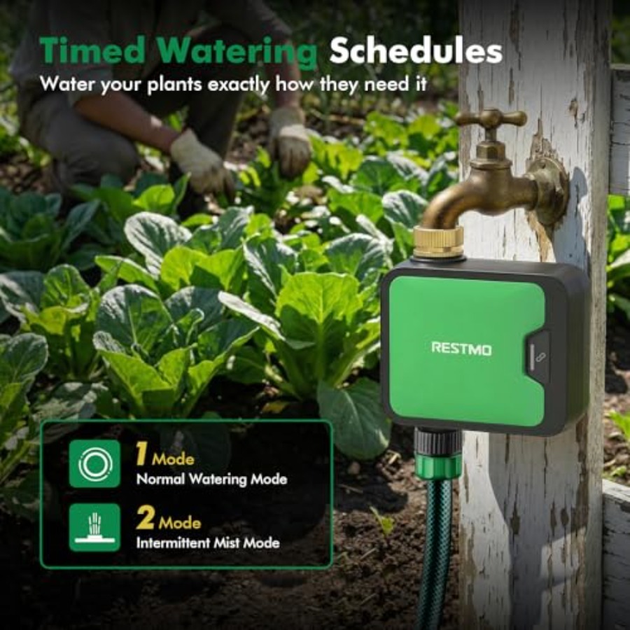 Smart WiFi Water Timer for Gar - Smart Garden Hose reseña y precio