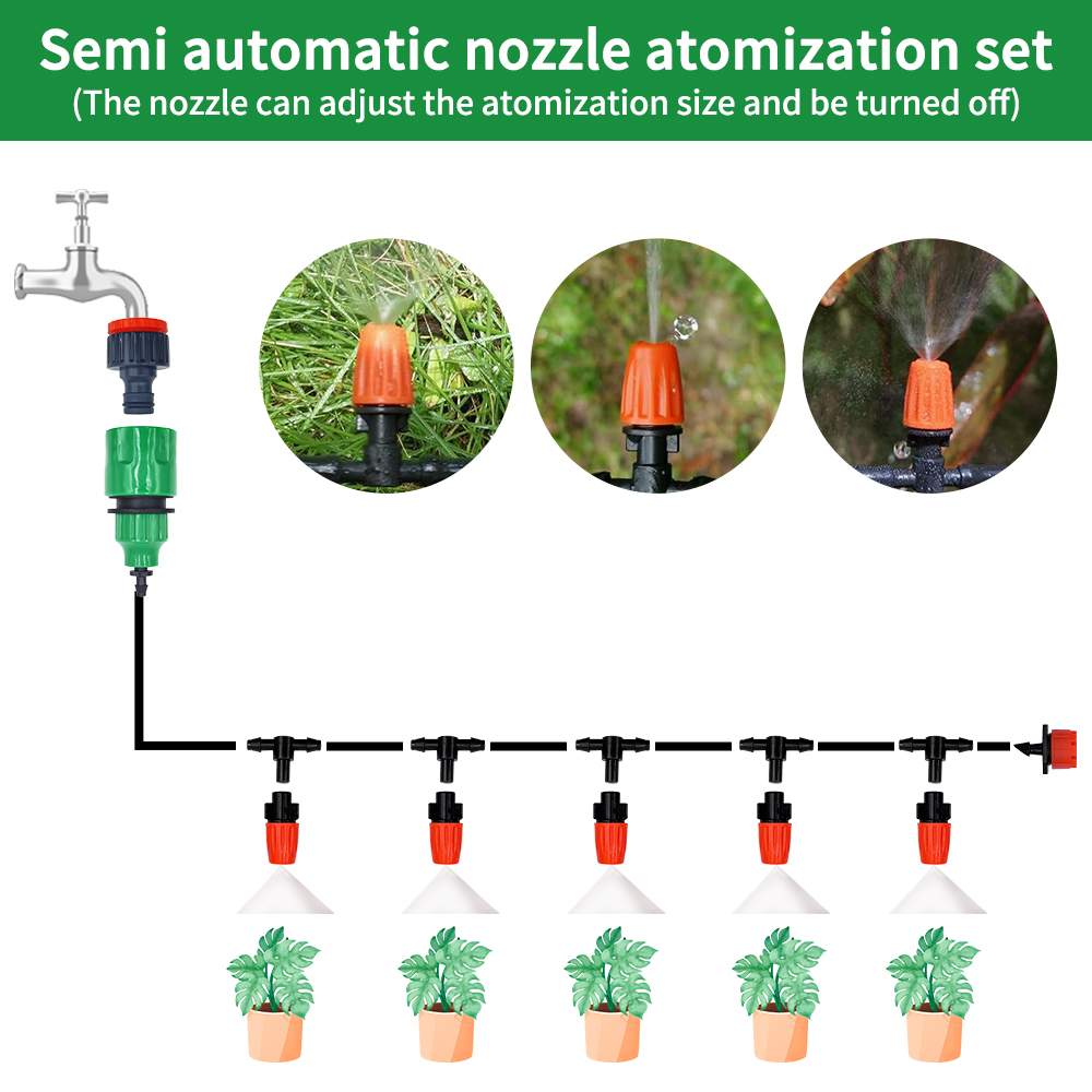 Fog Nozzles Irrigation Kit 5M- - Smart Garden Hose reseña y precio