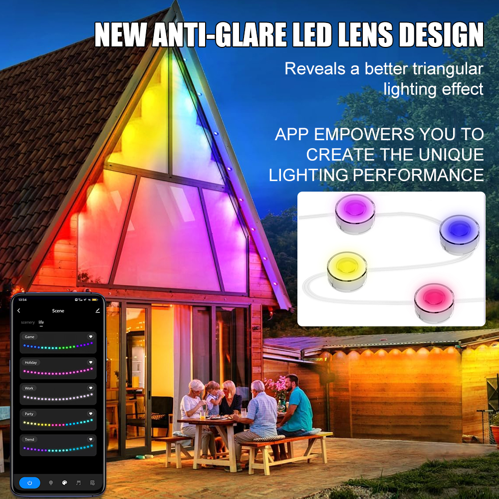 Smart WIFI RGB Eaves Lighting  - Smart Garden Diy reseña y precio