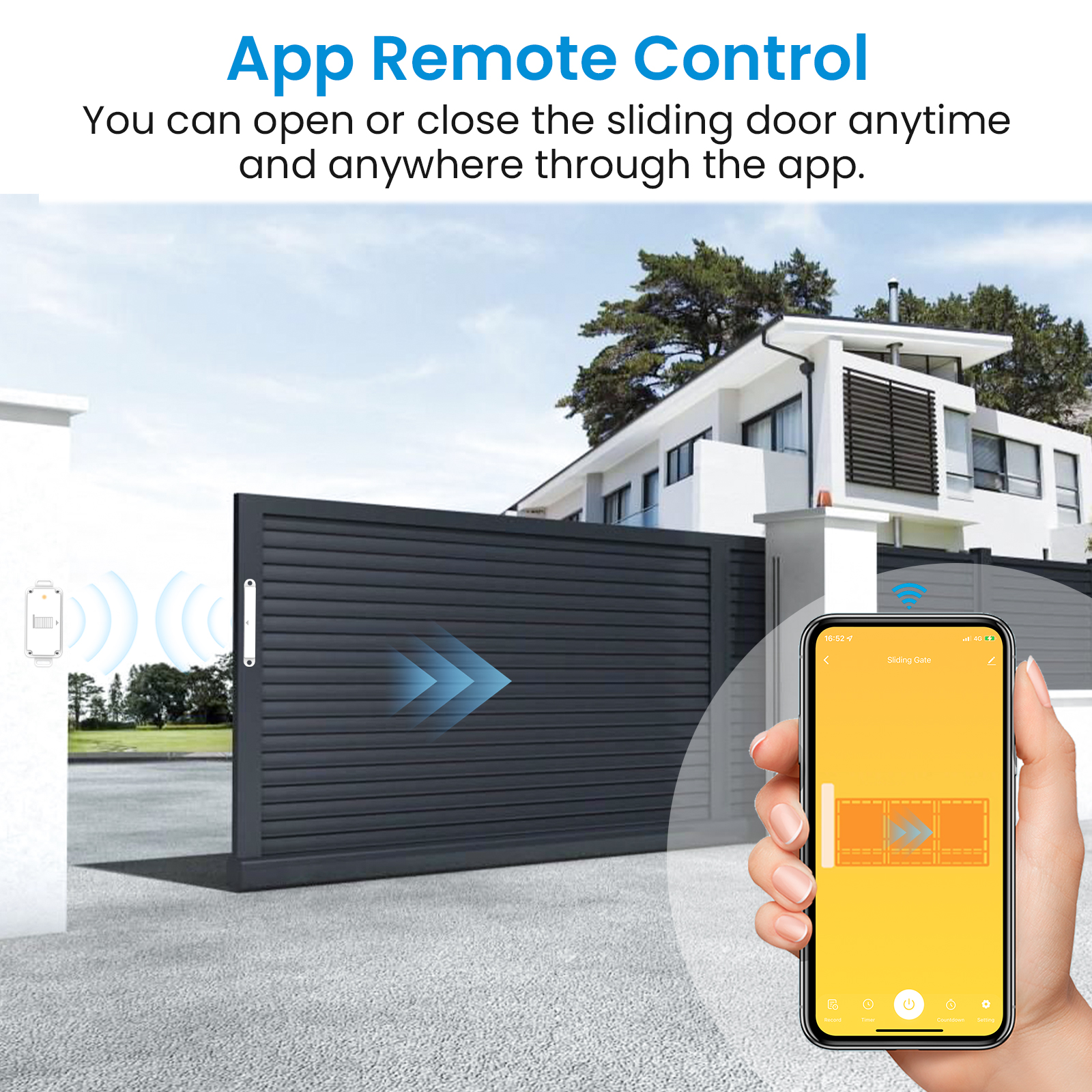 QCSMART Sliding Gate Opener Co - Smart Garden Arduino reseña y precio