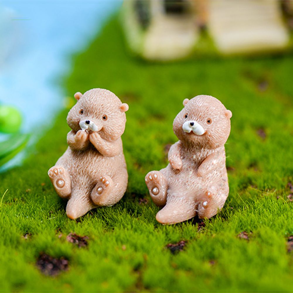Otters Figurine Mini Home Deco - Smart Garden Diy reseña y precio