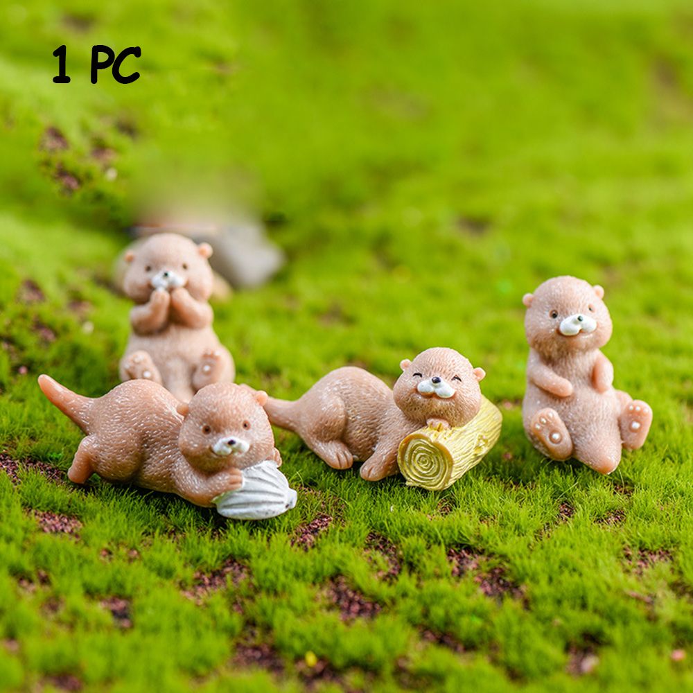 Otters Figurine Mini Home Deco - Smart Garden Diy reseña y precio