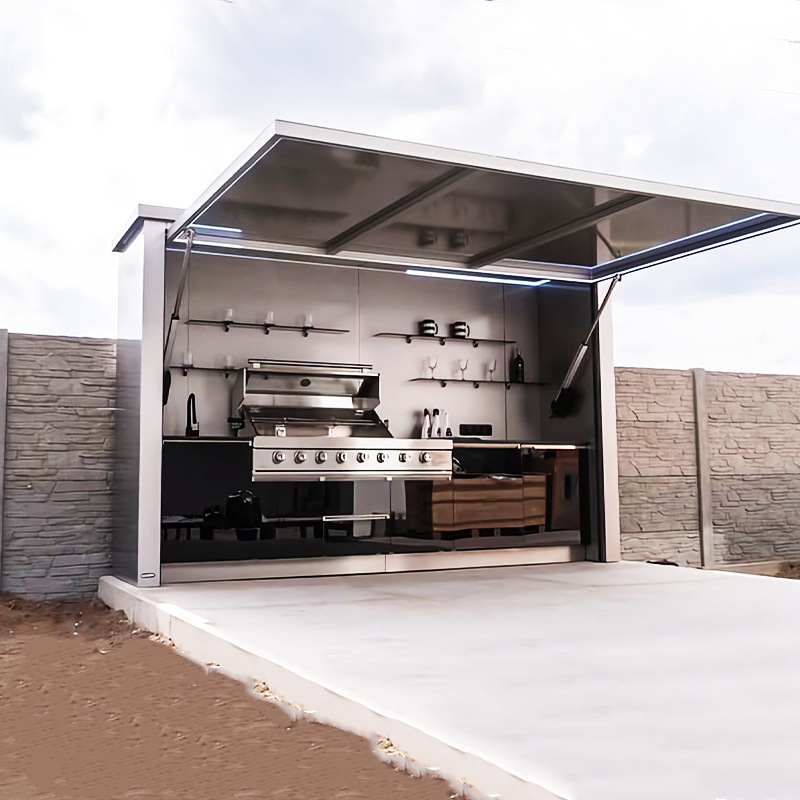 Outdoor folding kitchen integr - Smart Garden Mirrors reseña y precio