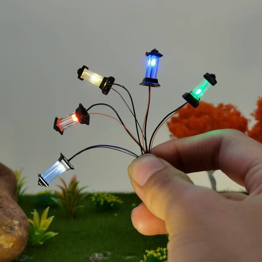 5PCS Miniature Lawn Lamp Model - Smart Garden Diy reseña y precio