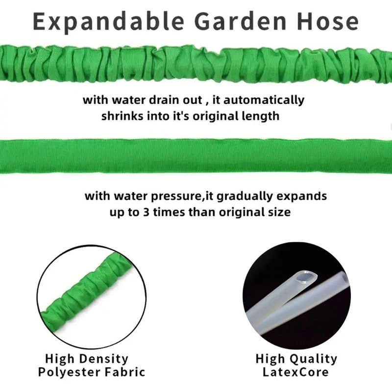 50FT  Garden Hose Expandable M - Smart Garden Diy reseña y precio