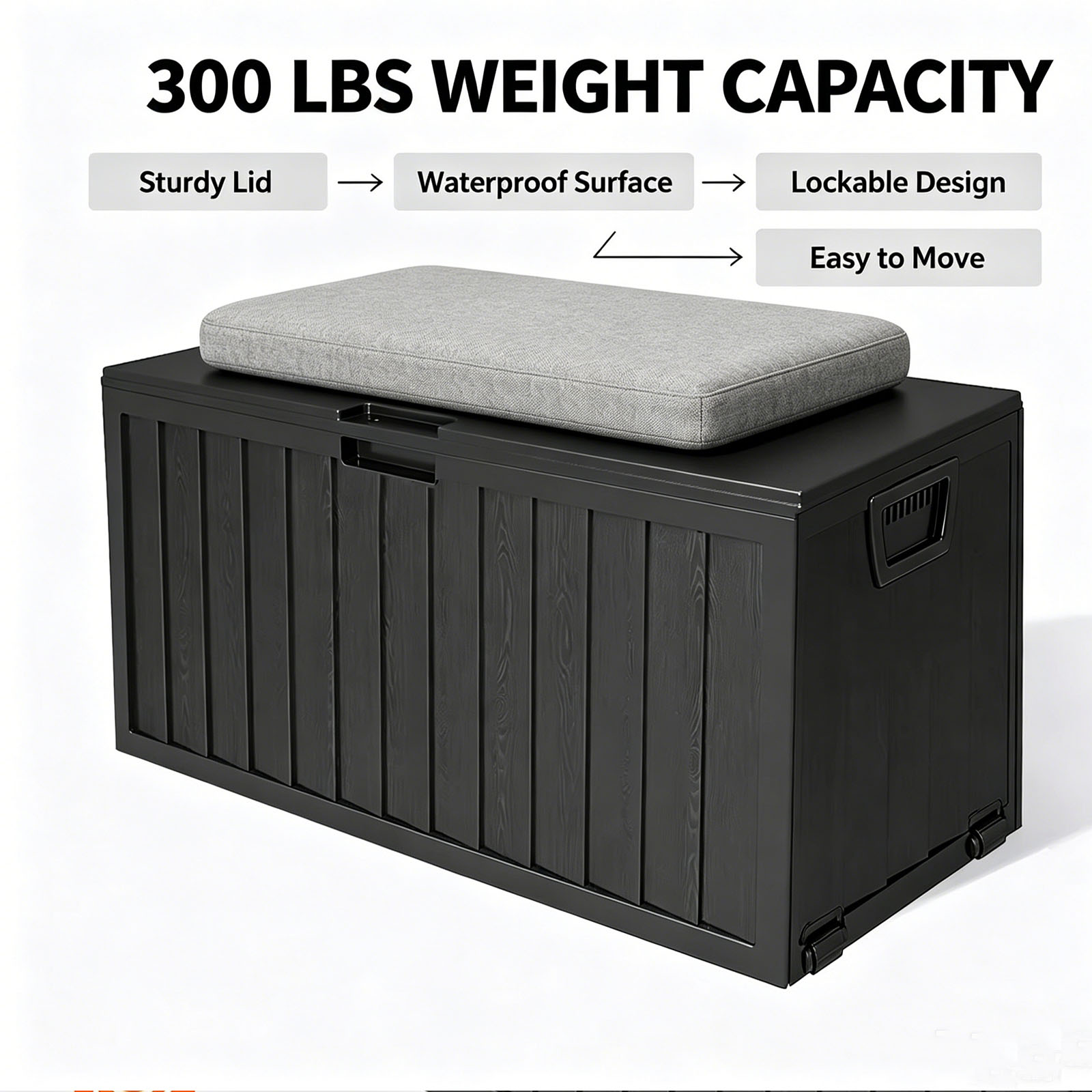 75 Gallon Outdoor Resin Deck S - Smart Garden Storage reseña y precio