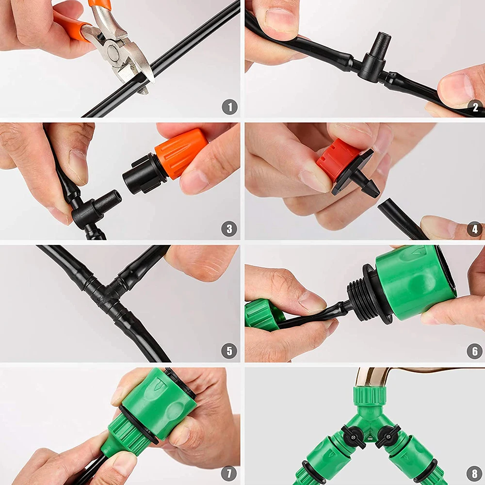 50M Micro Drip Irrigation Syst - Yoocaa Smart Garden reseña y precio