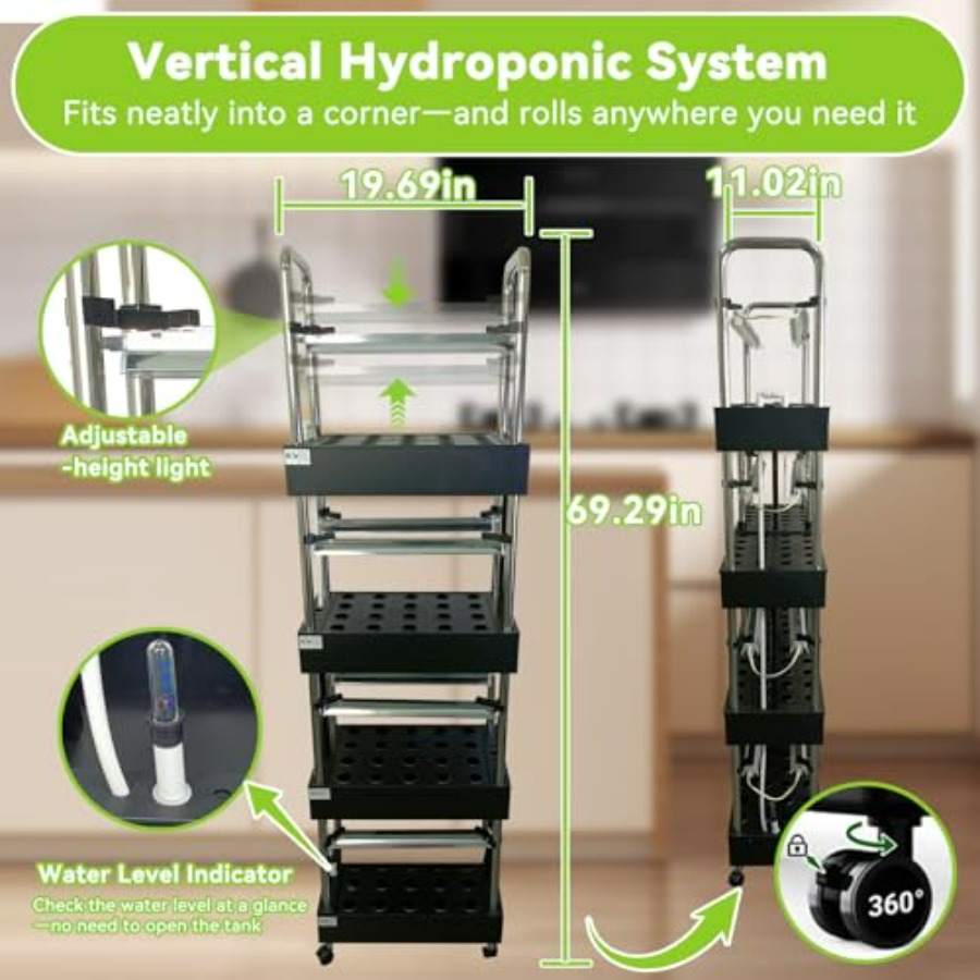 Indoor hydroponics growing sys - Smart Garden Indoor reseña y precio