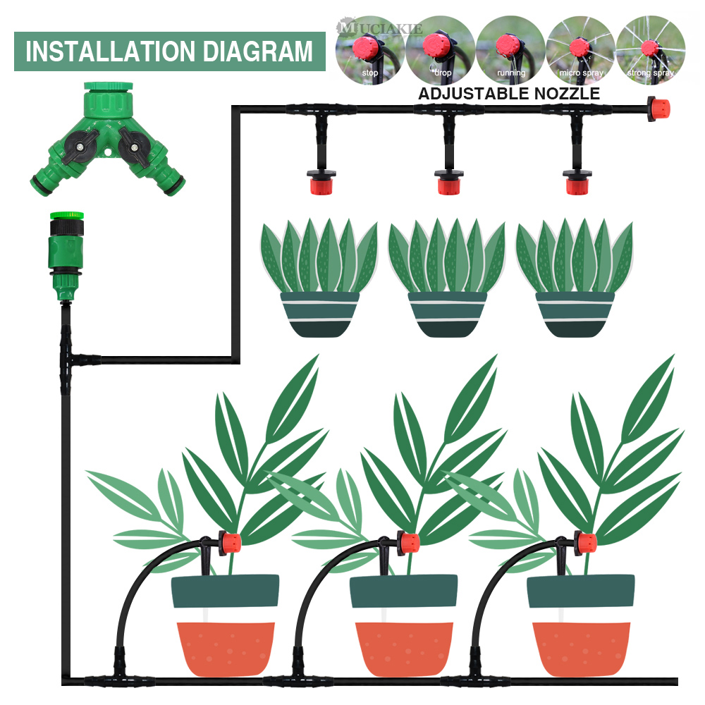 5-50m Garden 1/4'' Drip Irriga - Smart Urban Garden reseña y precio