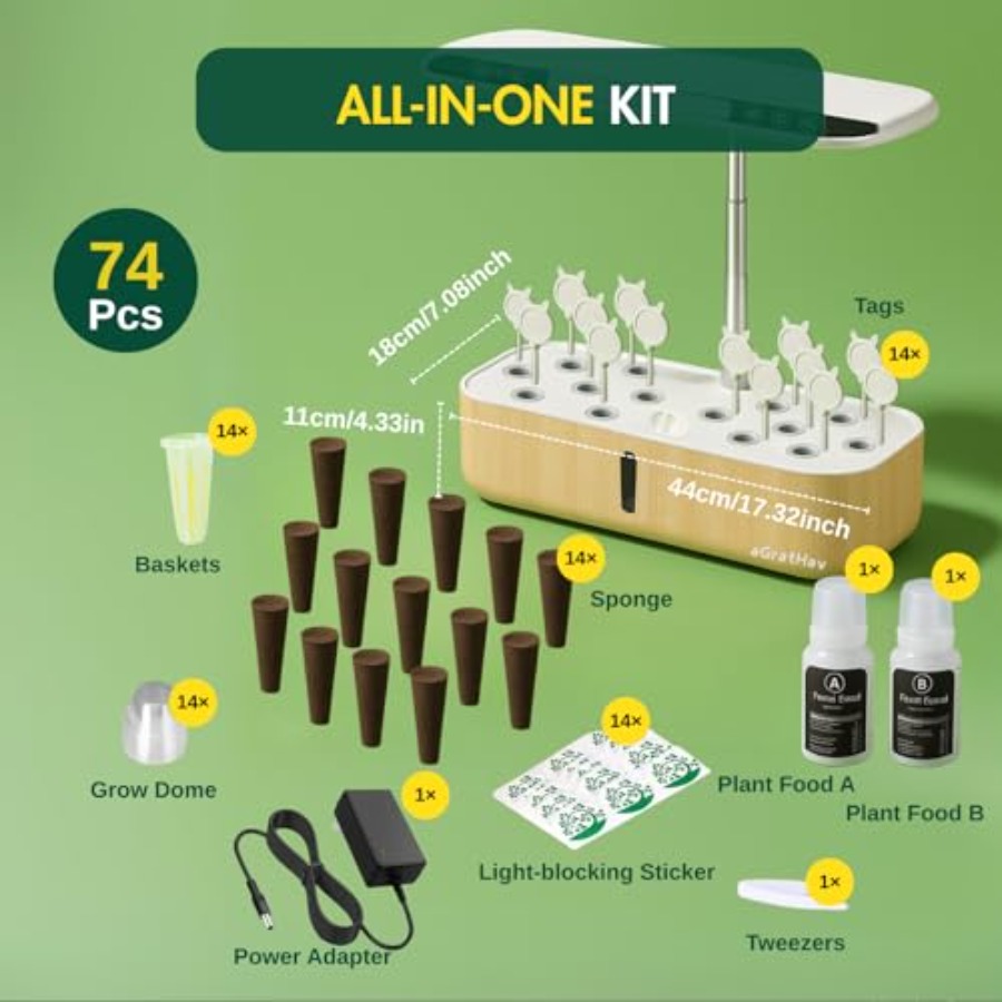 Hydroponics Growing System Kit - Smart Garden Indoor reseña y precio